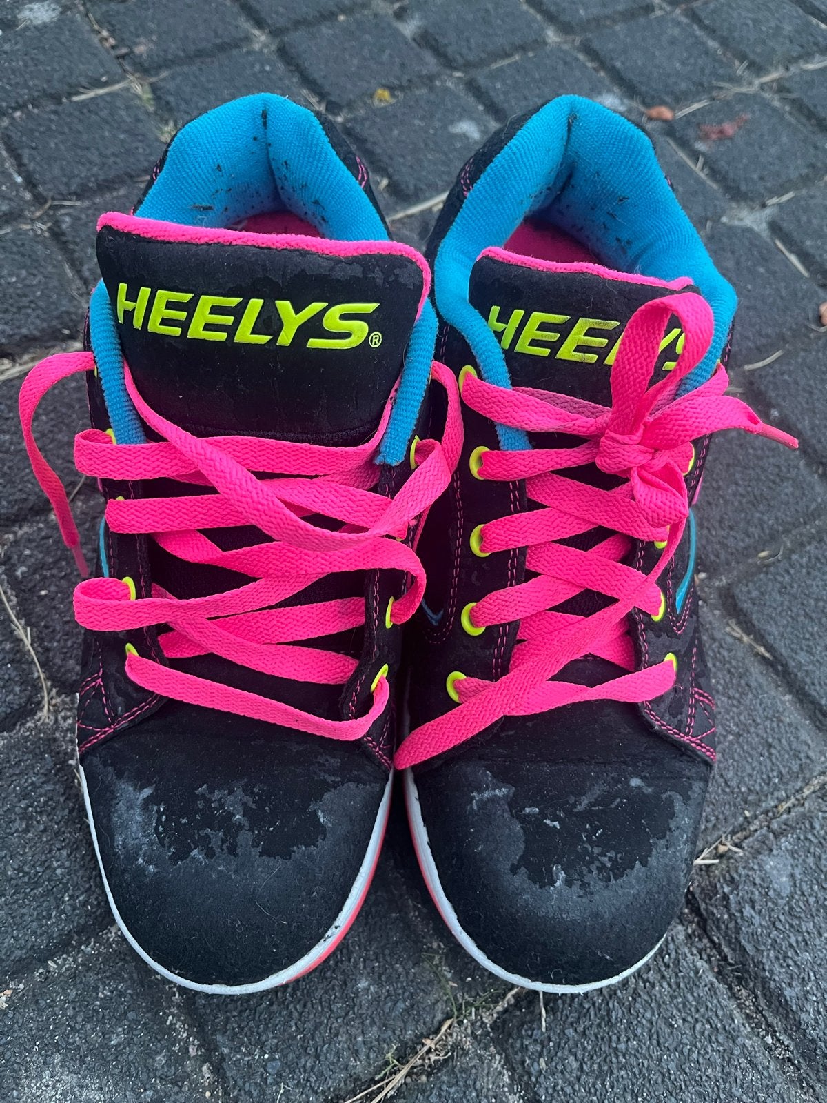 Heelys rolschoenen zwart/roze - Maat 39, Ophalen of Verzenden, Gebruikt, Kinderen