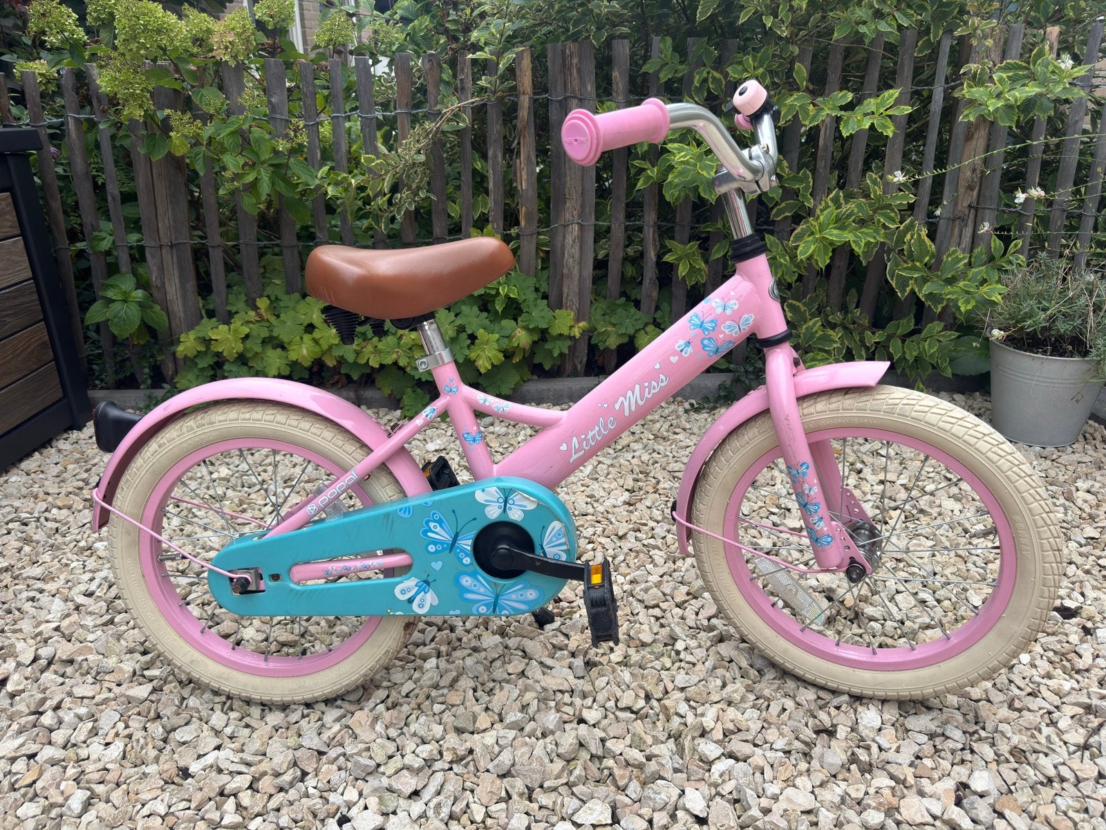 Meisjesfiets Little Miss 16 inch, Fietsen en Brommers, Ophalen, Zo goed als nieuw, 16 tot 20 inch