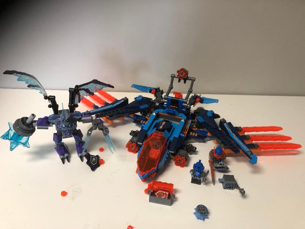 Lego nexo knights 70351 Clay's Falcon Fighter Blaster, Overige thema's, Lego, Ophalen of Verzenden, Complete set