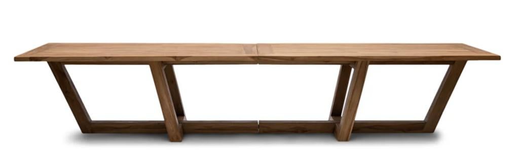 Nieuw Rivièra Maison Tanjung Teak hout tuin tafel - 400 cm, Ophalen of Verzenden, Nieuw, Rechthoekig, Teakhout