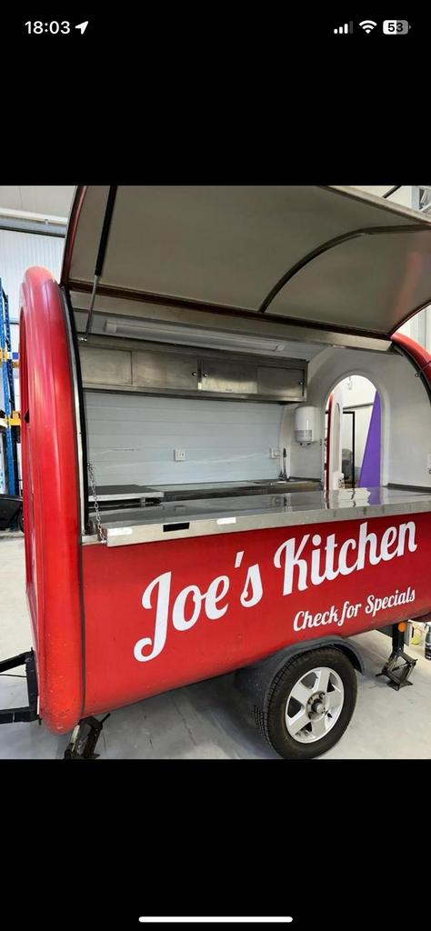 Te koop foodtruck /verkoopwagen snackwagen, Ophalen