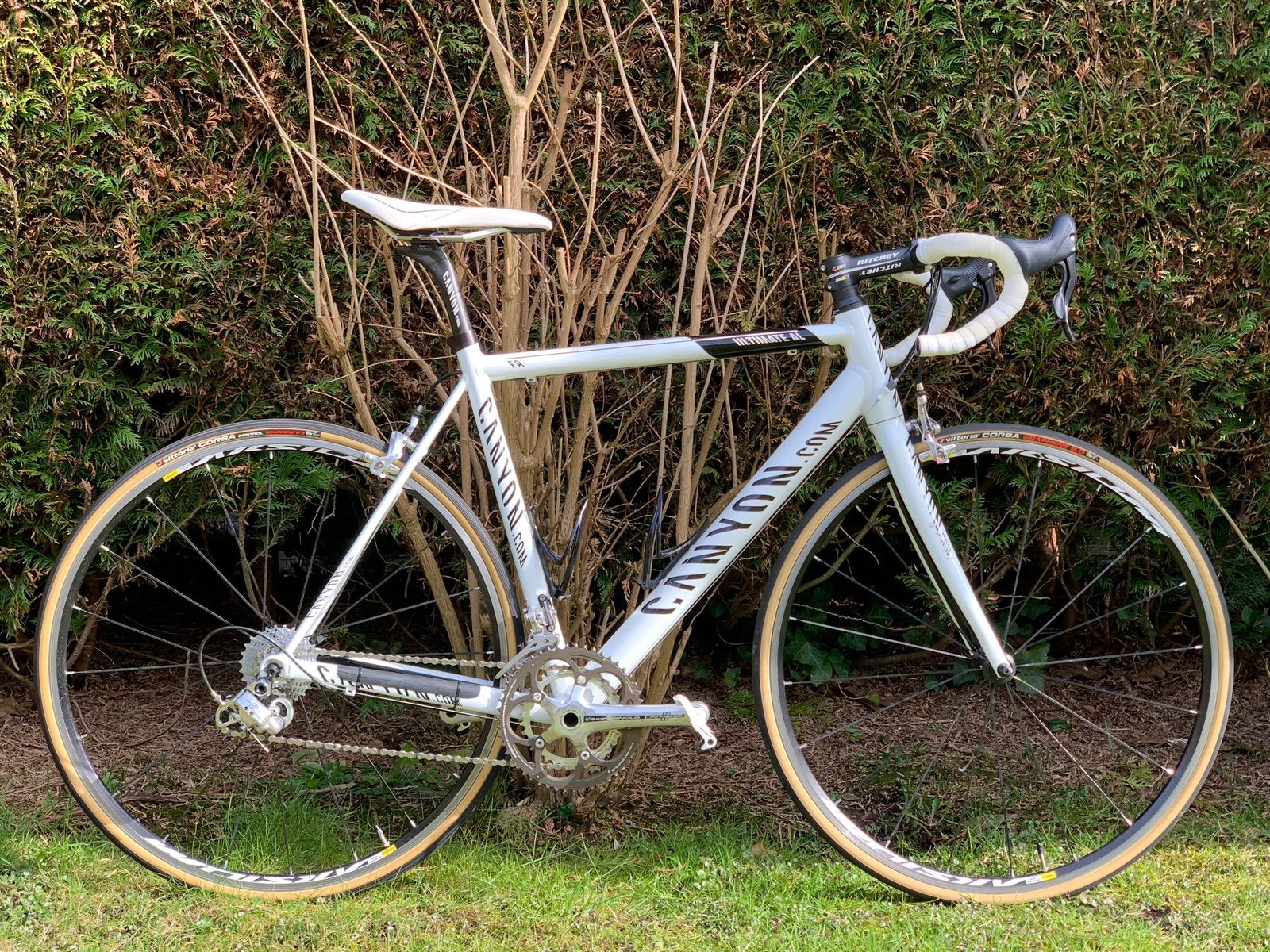 Canyon Ultimate AL Campagnolo Athena M/56, 28 inch, Gebruikt, Velgrem, Aluminium
