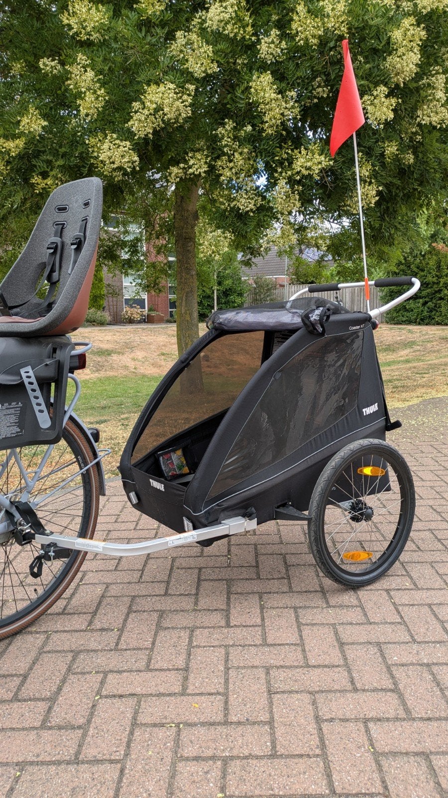 Thule Coaster XT fietskar, Ophalen, Thule Coaster XT, Zo goed als nieuw, Kinderkar