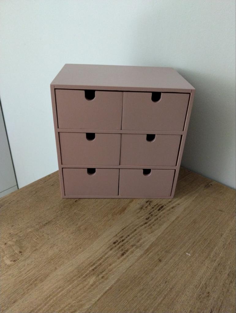 Ikea moppe ladekastje, 6 lades, Ophalen, Minder dan 50 cm, 5 laden of meer, Minder dan 25 cm