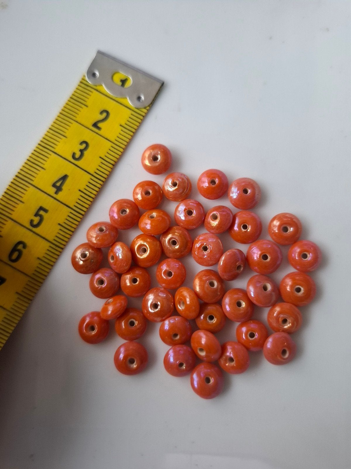 42 stuks 5/6 mm glaskralen rondellen kralen partij, Kraal, -, -, Nieuw