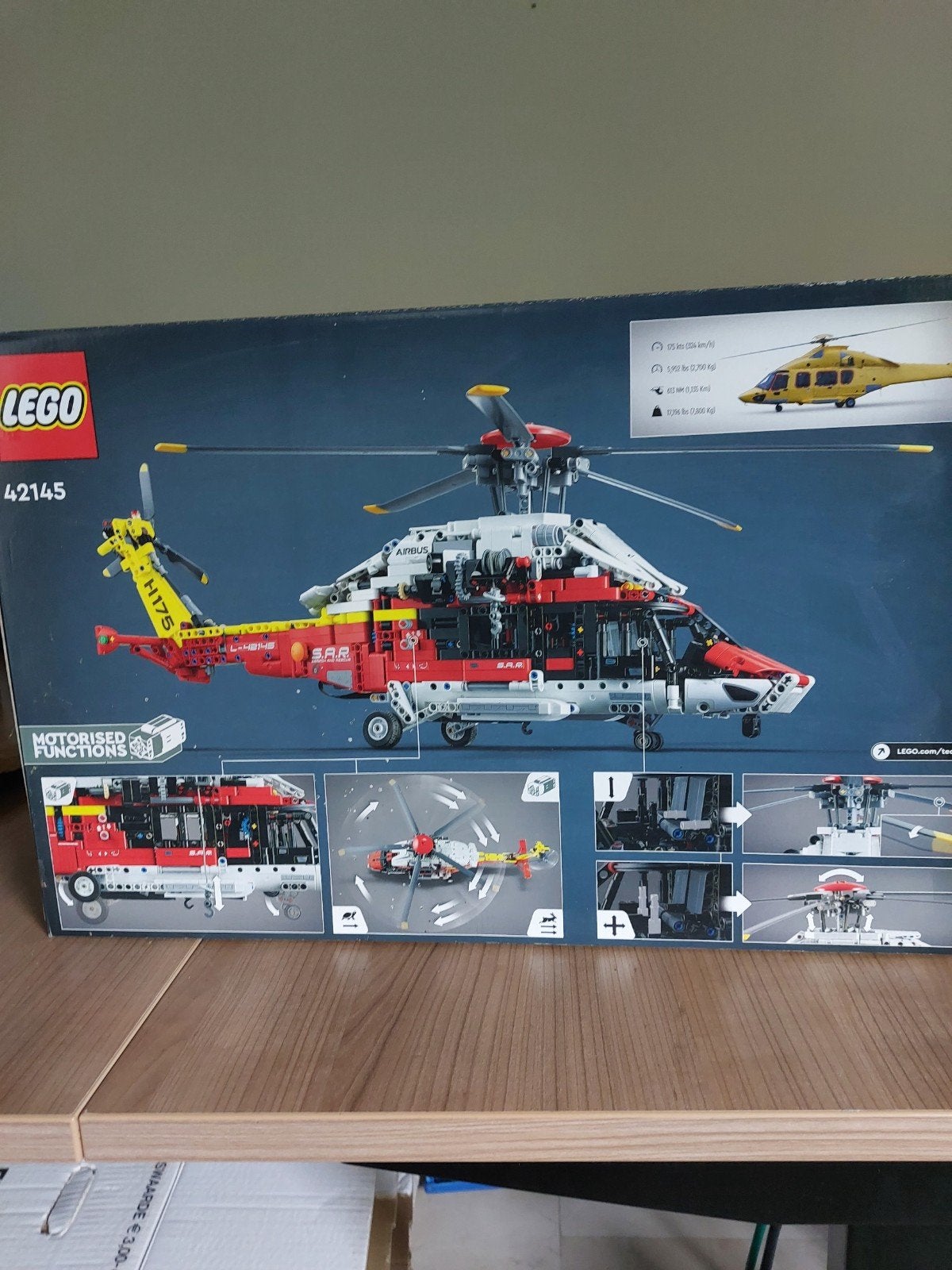 LEGO Technic H175 Reddingshelikopter 42145, Hobby en Vrije tijd, Ophalen, Zo goed als nieuw, Overige merken
