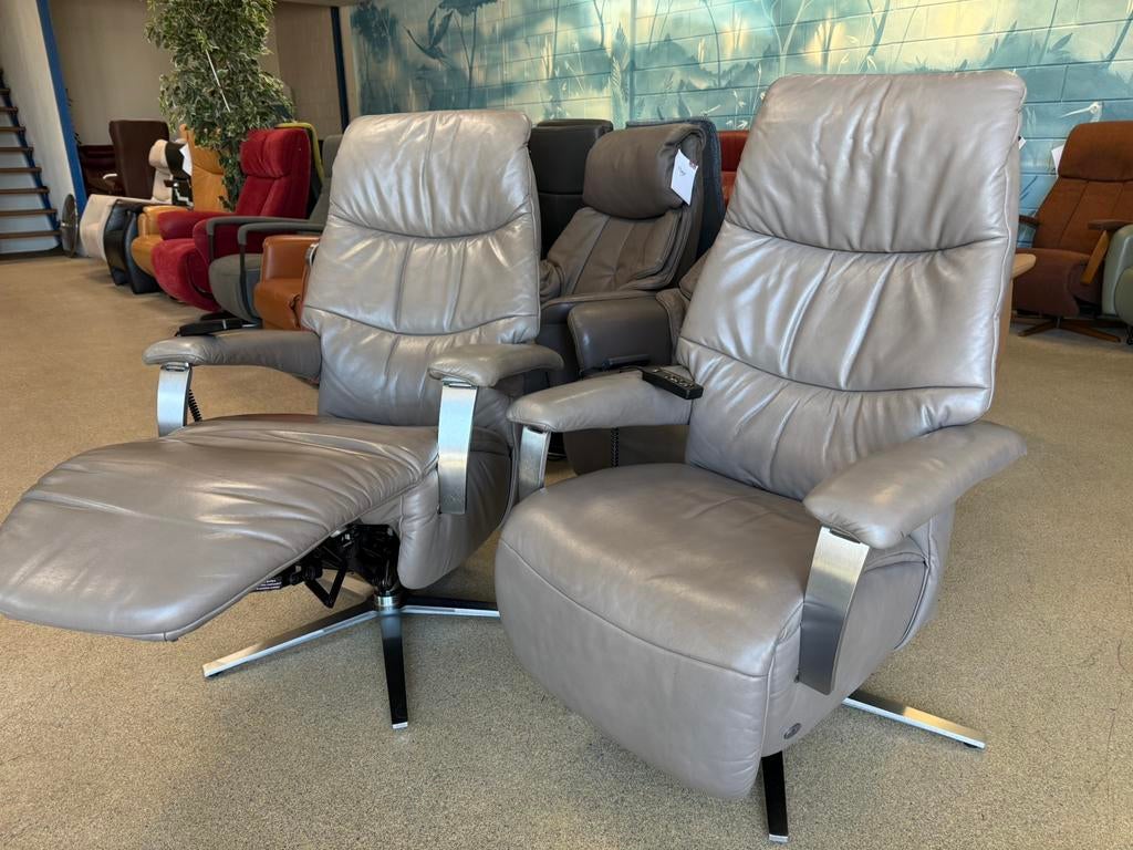 Relaxfauteuils Meubelzorg Granada relax stoel gratis bezorgd, Leer, Ophalen of Verzenden, Zo goed als nieuw, Ruime keus uit 100 modellen van alleen de top merken