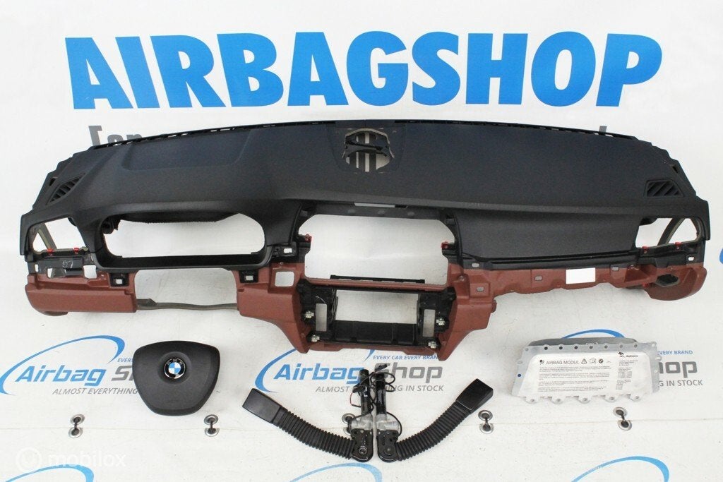 Airbag set Dashboard zwart bruin BMW 5 serie F10, Gebruikt, Ophalen of Verzenden