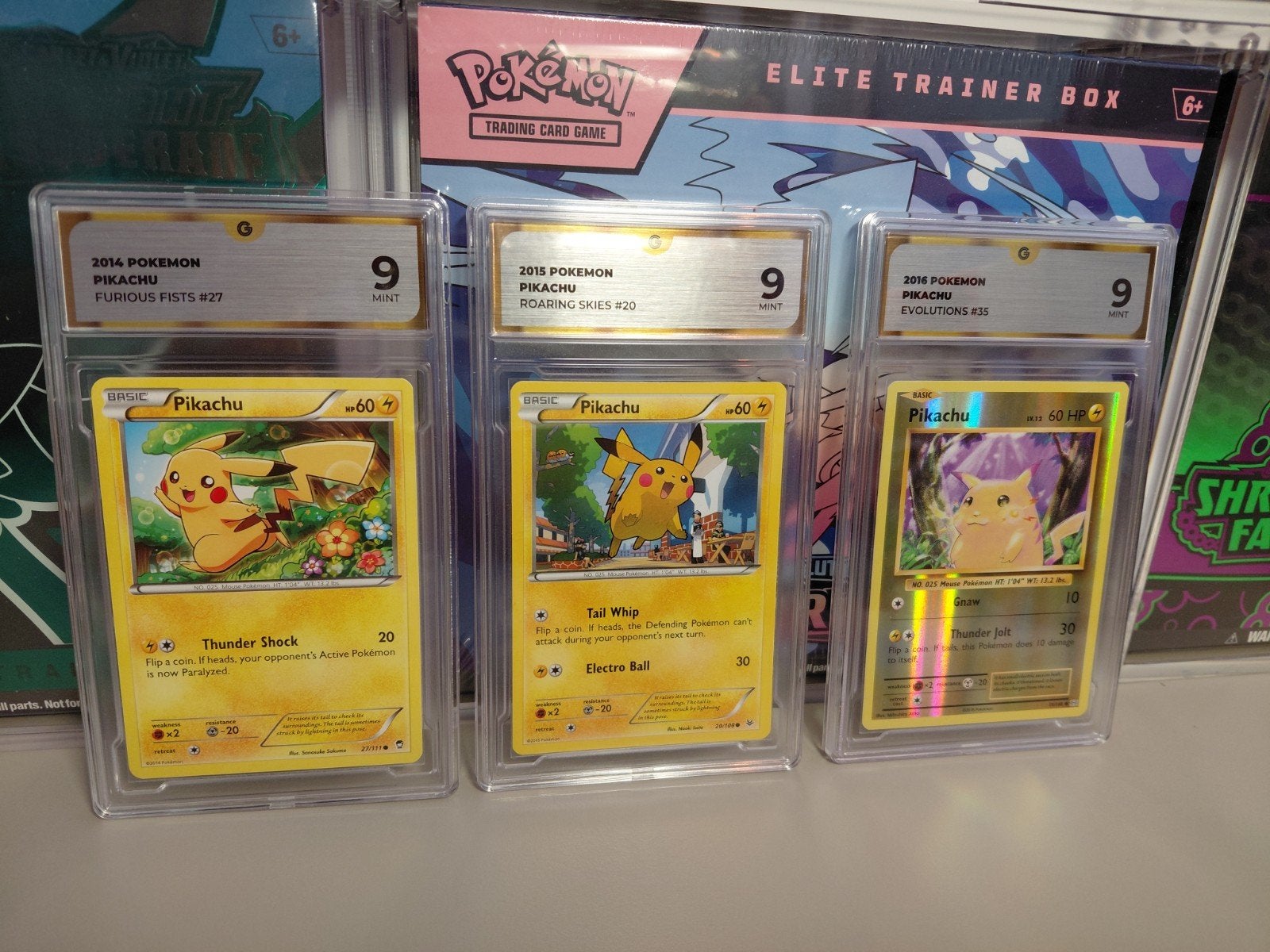 Pokémon Pikachu Evolutions,  Furious fists, Roaring skies, Ophalen of Verzenden, Nieuw, Meerdere kaarten, Foil