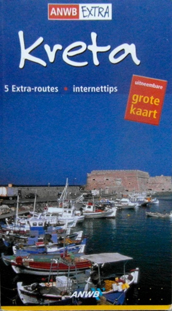 KRETA - ANWB Extra ( met grote uitneembare kaart ) 5e druk, Boeken, Europa, Ophalen of Verzenden, Zo goed als nieuw, Reisgids of -boek