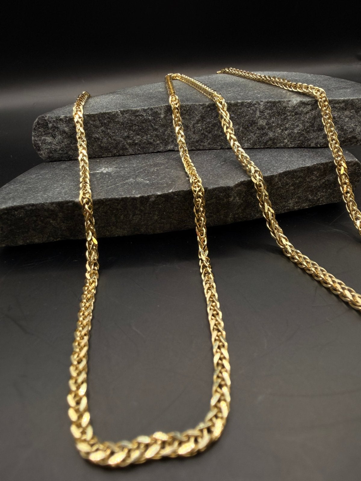 14k vossenstaart ketting, Ophalen of Verzenden, Nieuw, Goud