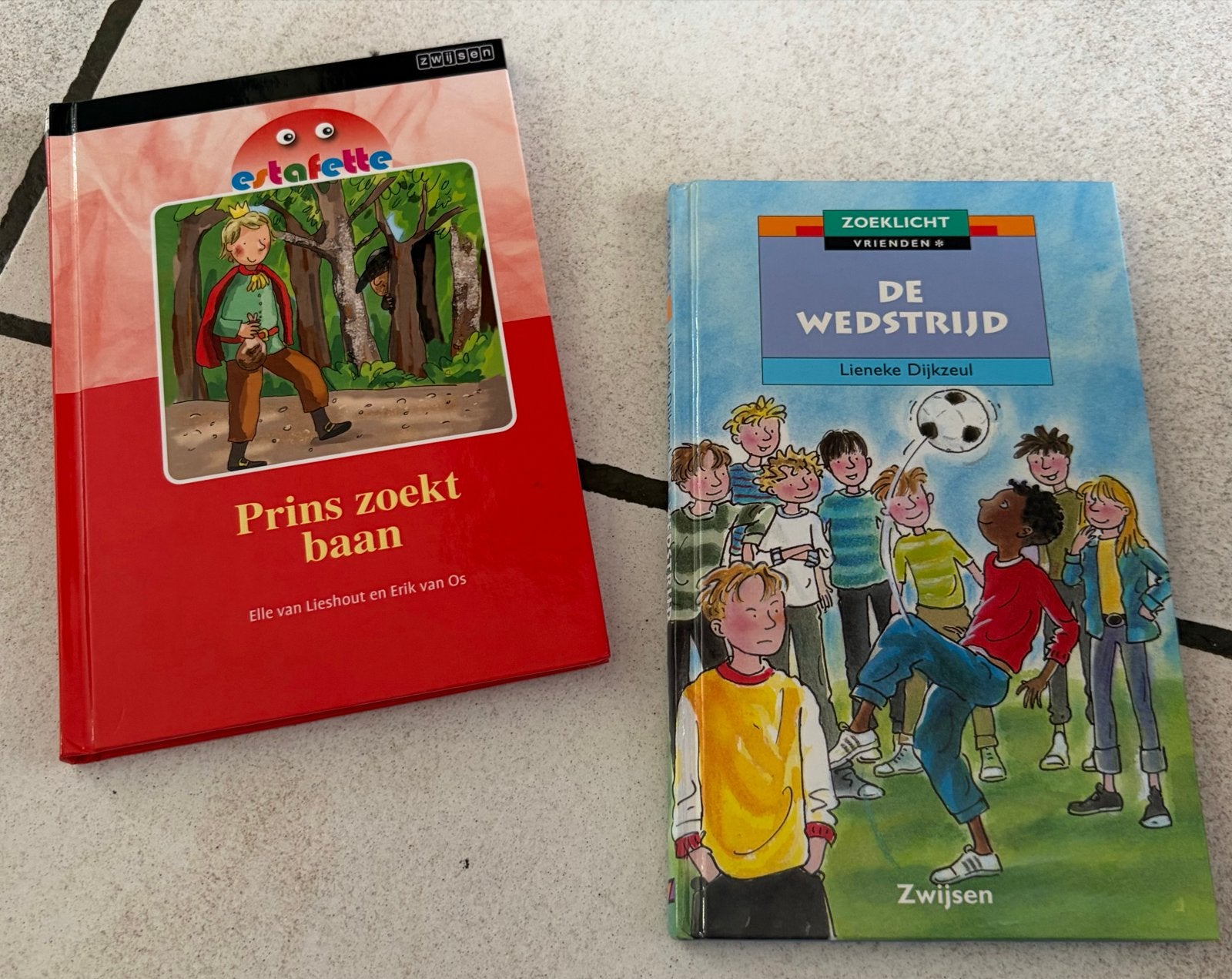 2 kinderboeken: Prins zoekt baan & De wedstrijd, Boeken, Ophalen of Verzenden, Gelezen, Fictie algemeen