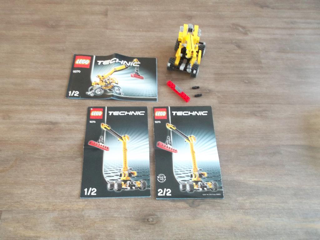 lego technic 8270 rough terrain crane (2007), Ophalen of Verzenden, Gebruikt, Complete set, Lego