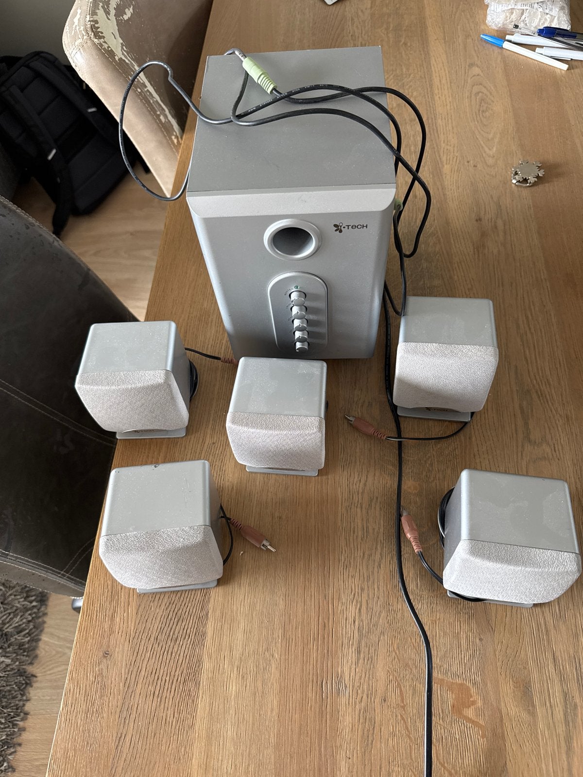 X-Tech 5.1 Surround Sound Systeem met Subwoofer, Audio, Tv en Foto, Luidsprekers, Gebruikt, Overige merken, Ophalen