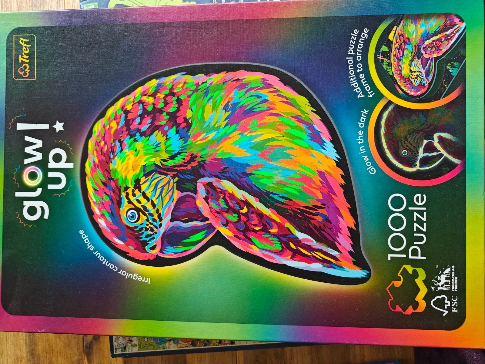 Trefl Glow Up 1000 stukjes puzzel - Lichtgevend, Ophalen, 500 t/m 1500 stukjes, Zo goed als nieuw, Legpuzzel