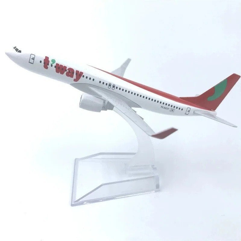 DieCast metalen vliegtuig Boeing 737 Korean T Way (1:400), Ophalen of Verzenden, Nieuw, 1:200 of kleiner, Overige merken
