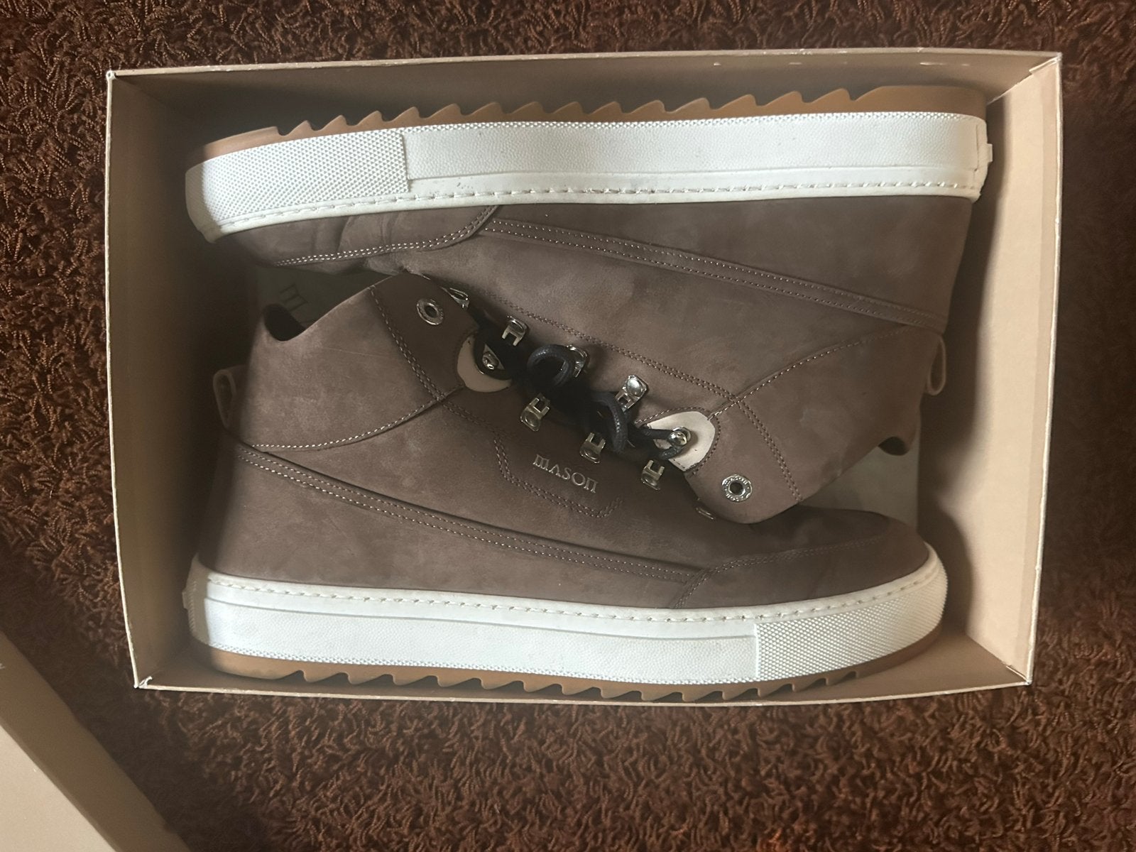 Mason Garments Torino Mid Bruin Heren Sneakers, Ophalen of Verzenden, Nieuw, Bruin, Sneakers of Gympen