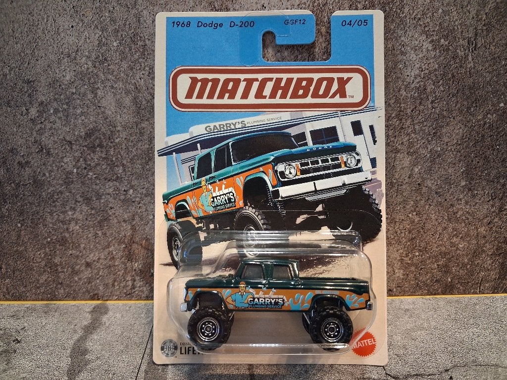 1968 Dodge D-200 van Matchbox, Ophalen, Nieuw, Auto