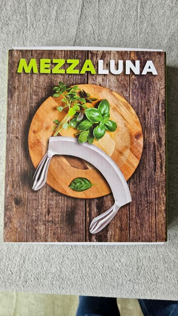 Mezzaluna kruidensnijder - Nieuw in doos, Overige typen, Verzenden, Metaal, Nieuw
