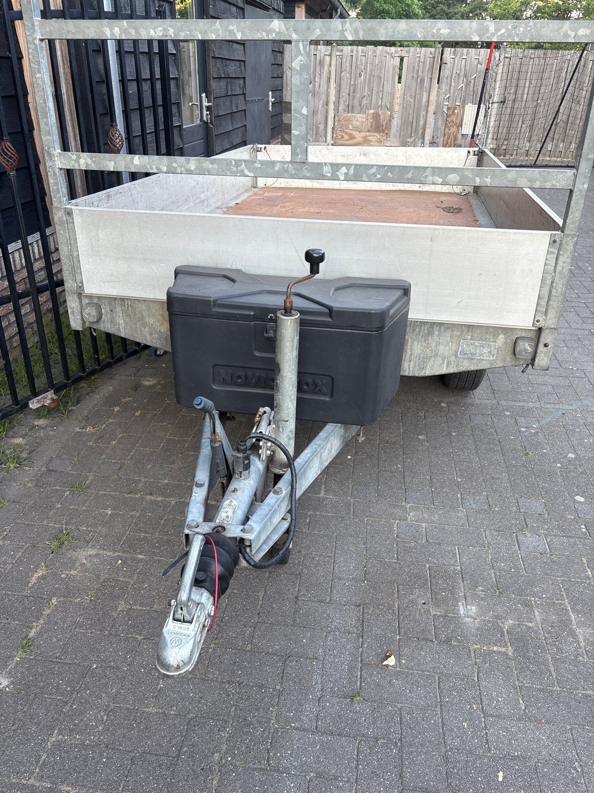 Prima aluminium aanhanger tandemasser op kenteken, Ophalen, Gebruikt