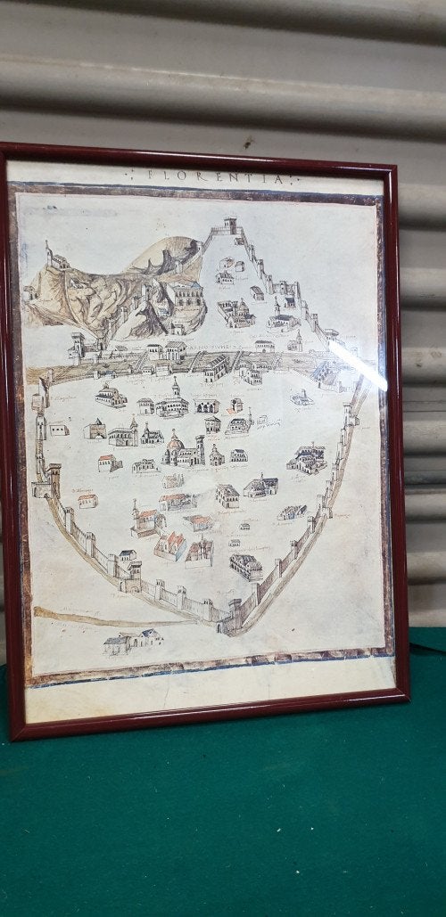 schilderij prent florentina, Ophalen of Verzenden, 'T Olde Gre-j, Info@toldegrej.nl, Endepoelstraat 20f Didam