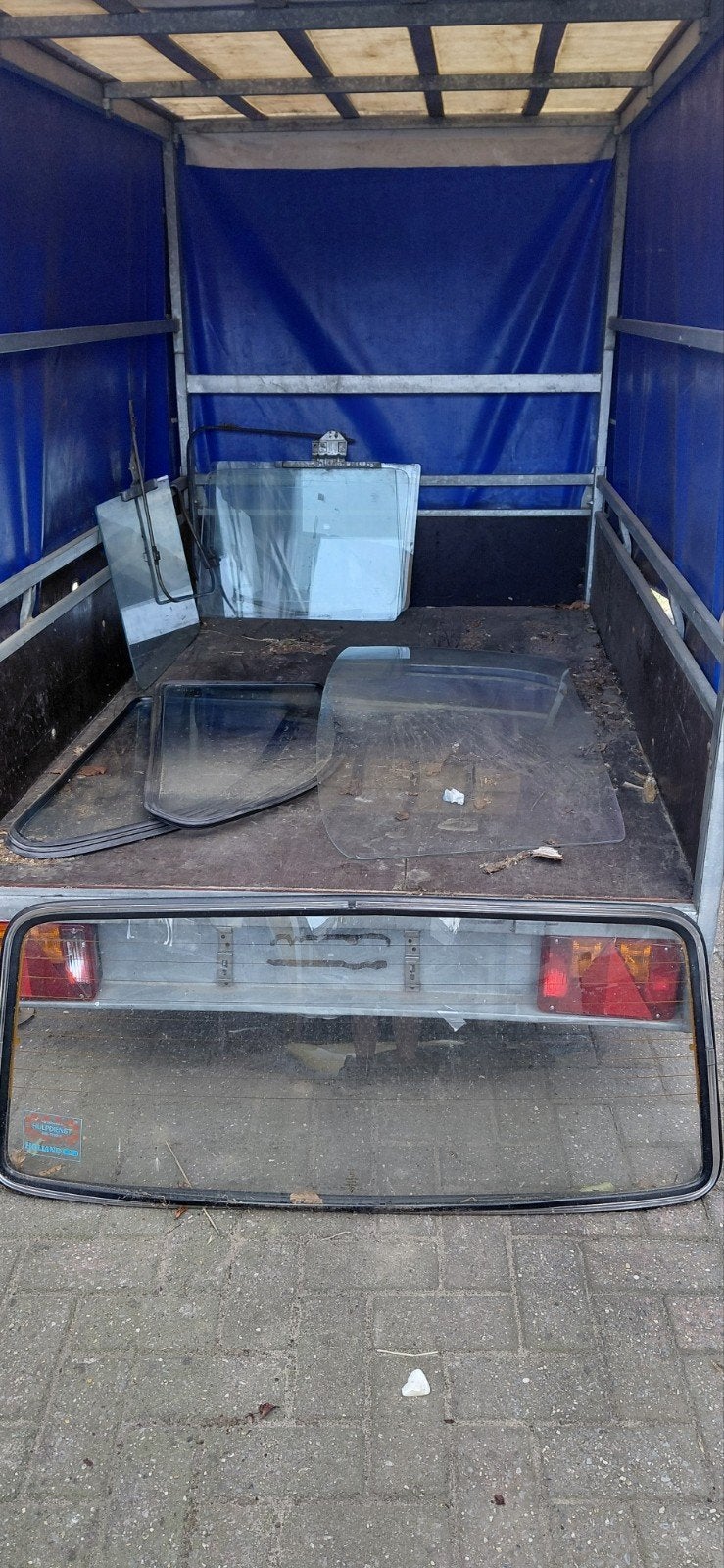 Auto ruiten DAF 46, Ophalen