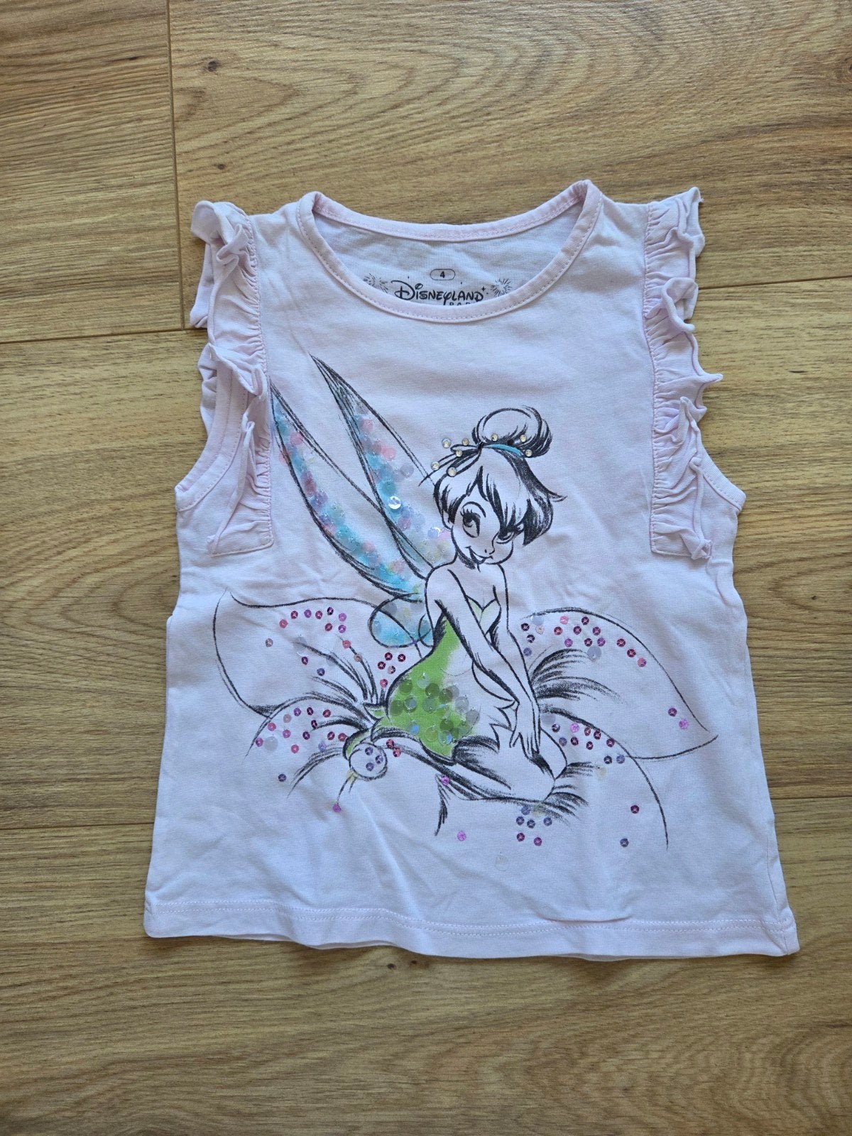 Tshirt Disneyland parijs, maat 4, Disney, Meisje, Ophalen of Verzenden, Zo goed als nieuw