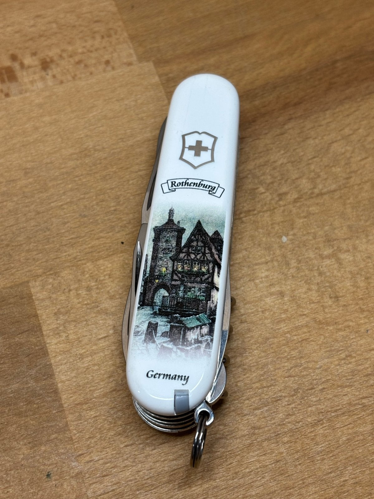 Victorinox zakmes met Rothenburg opdruk - Wit, Ophalen of Verzenden, Zo goed als nieuw, V, V