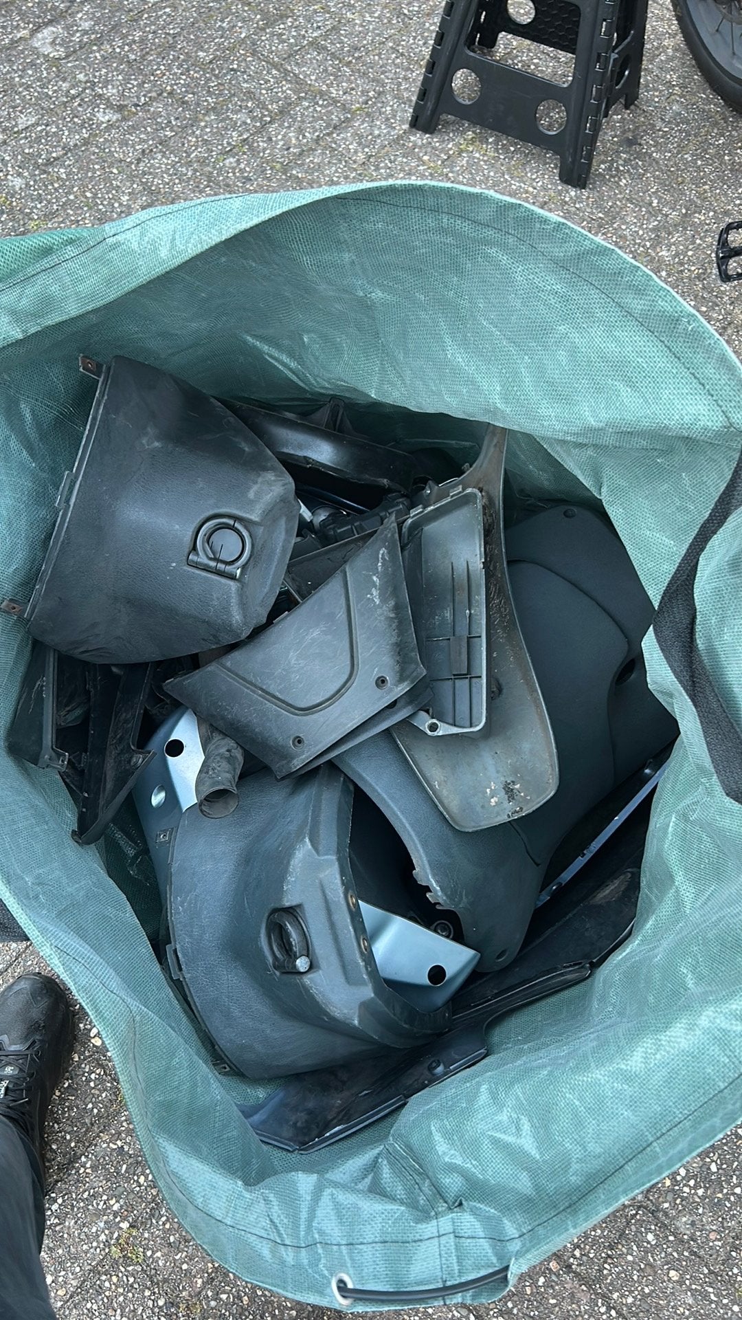 Piaggio fly kappen verschillend, Ophalen of Verzenden, Gebruikt, Benzine, Piaggio