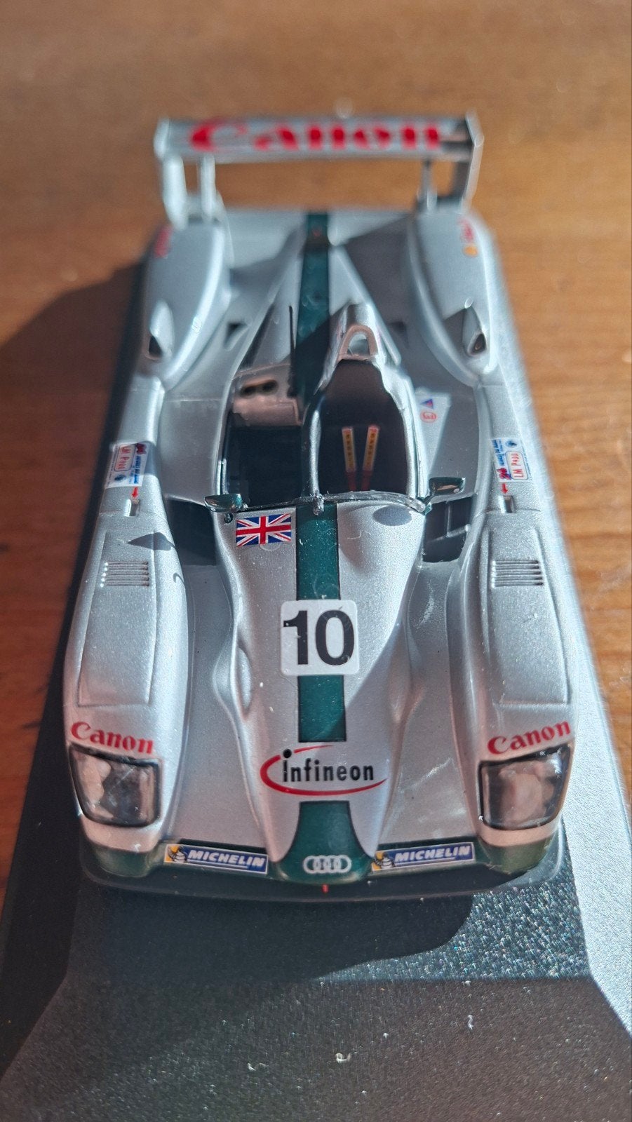 Audi R8 2003 le Mans, 1:43,Minichamps nr 107, Ophalen of Verzenden, Zo goed als nieuw, Auto, MiniChamps