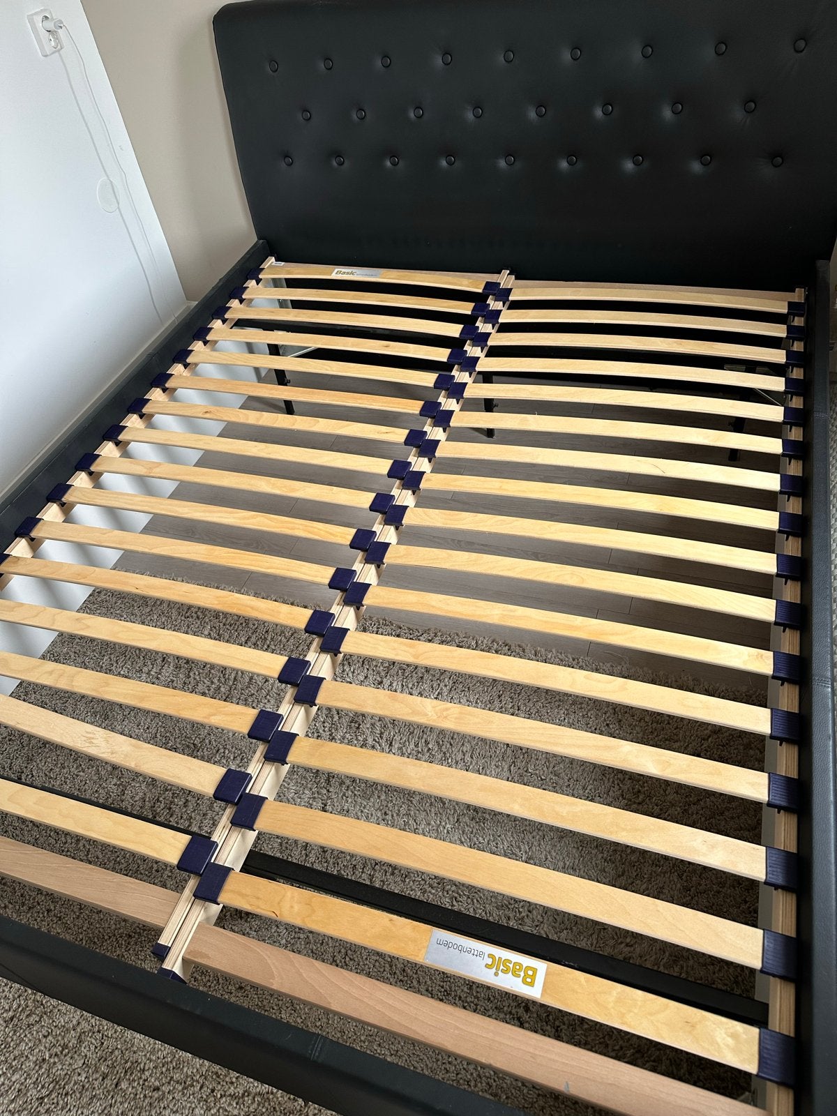 2x Basic lattenbodem 80x200 cm, Ophalen, Gebruikt, Tweepersoons, 80 cm