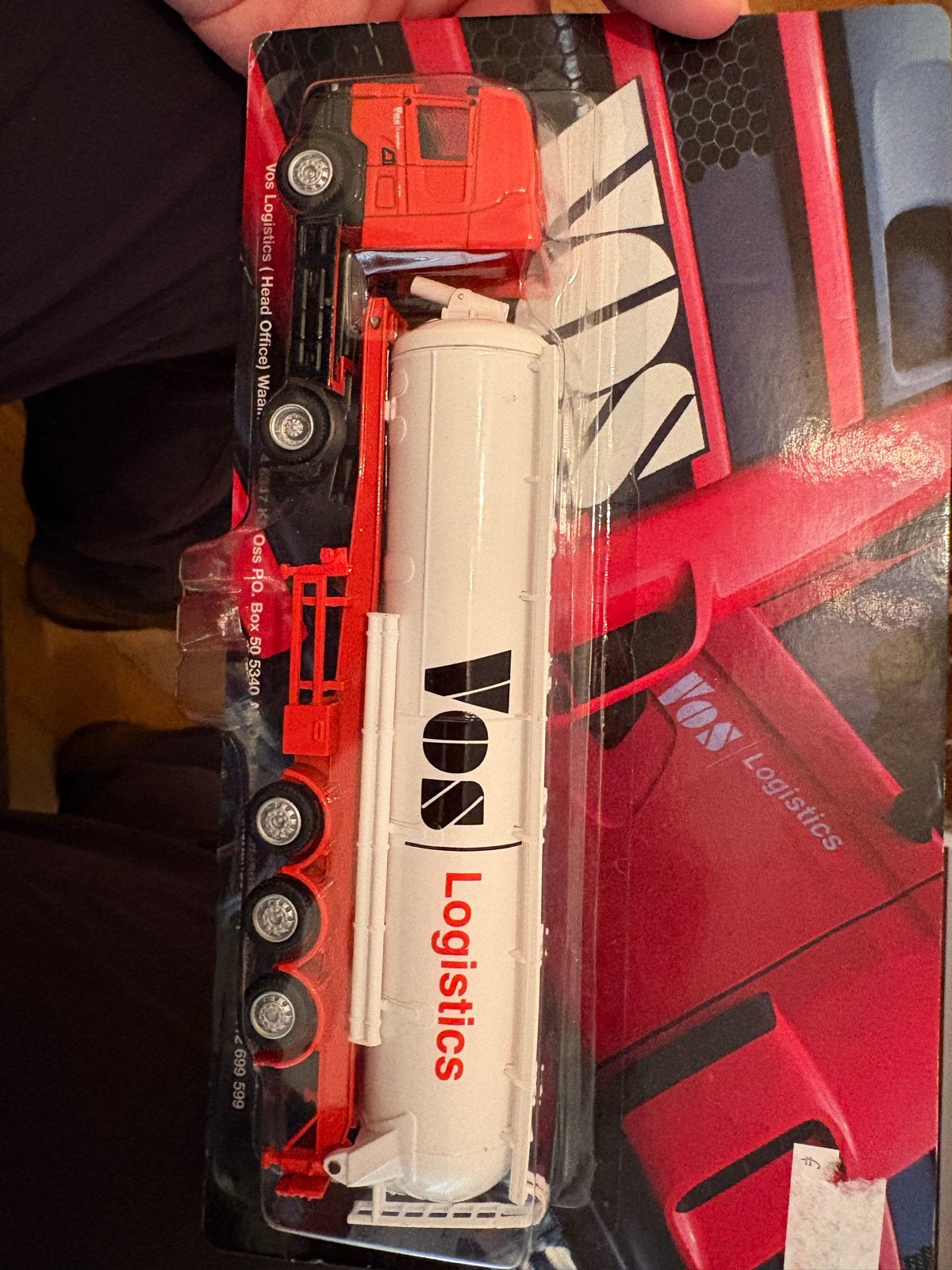 Promotoys Scania VOS Logistics tankoplegger 1:87, Ophalen of Verzenden, Nieuw, Bus of Vrachtwagen, Herpa