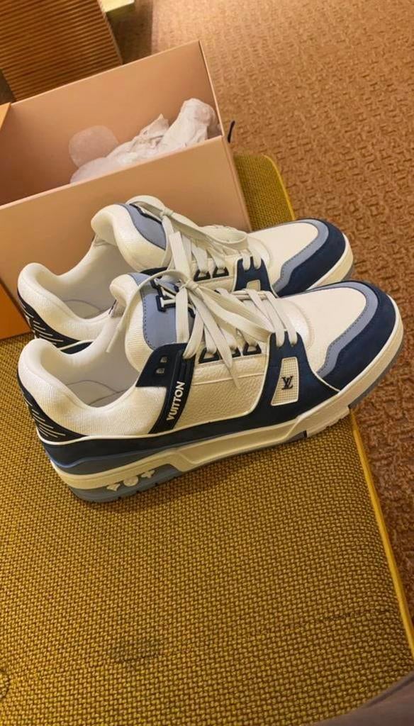 Louis Vuitton Trainer sneaker - maat 43, Blauw, Ophalen of Verzenden, Sneakers of Gympen, Zo goed als nieuw