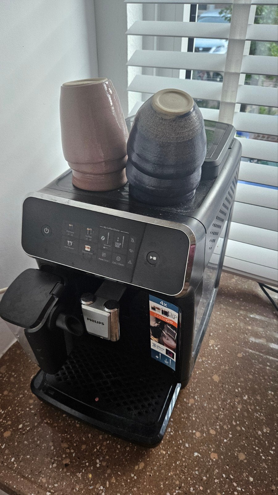 Philips Koffiemachine met automatische melkopschuimer, Ophalen of Verzenden, Koffiemachine, Gemalen koffie