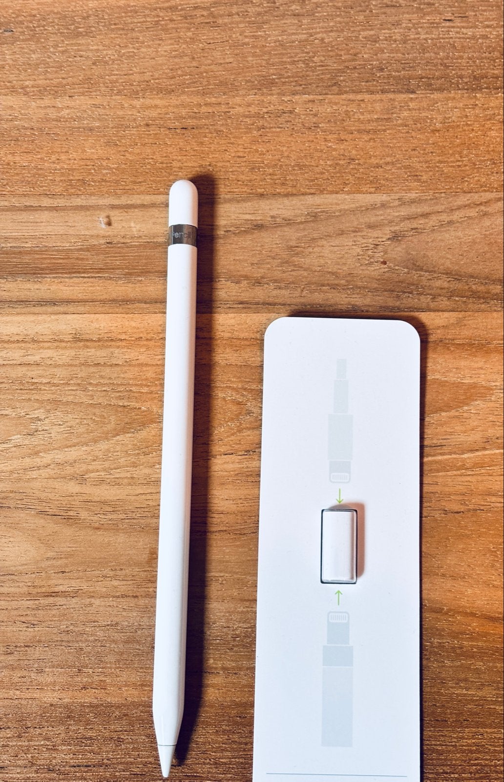 Apple Pencil 1 met adapter, Computers en Software, 10 inch, Apple iPad, Wit, Ophalen of Verzenden