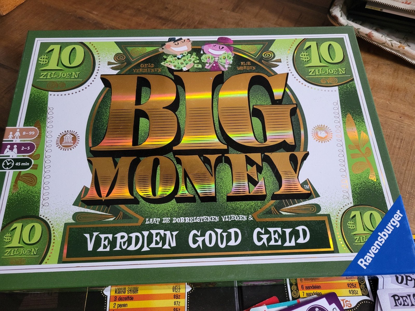 Big Money Bordspel - Compleet en Zo Goed als Nieuw, Vijf spelers of meer, Ophalen of Verzenden, Zo goed als nieuw, Ravensburger