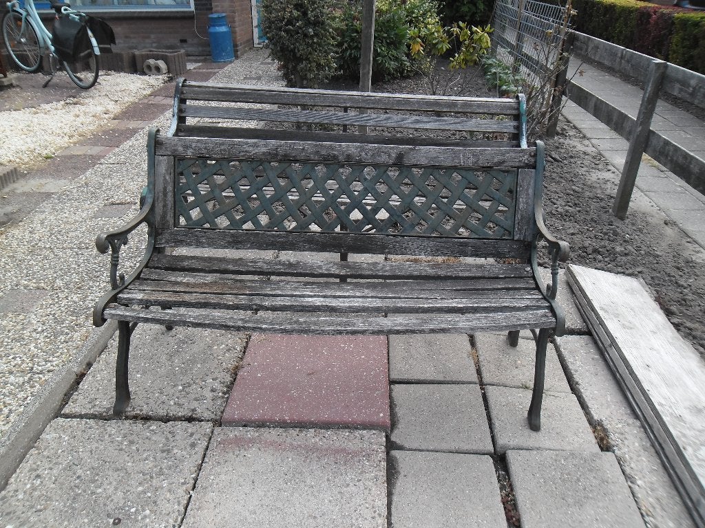 tuinbank, Tuin en Terras, Ophalen, Gebruikt