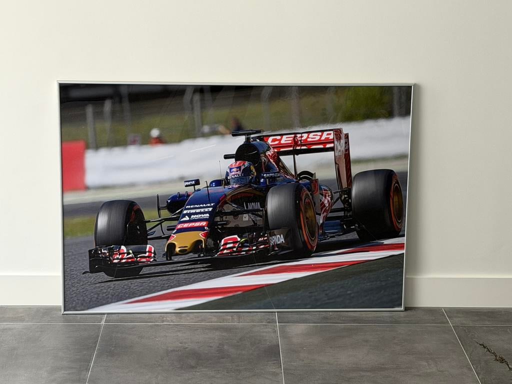 Ingelijste foto verstappen (120 x 80), Antiek en Kunst, Kunst | Schilderijen | Abstract, Ophalen