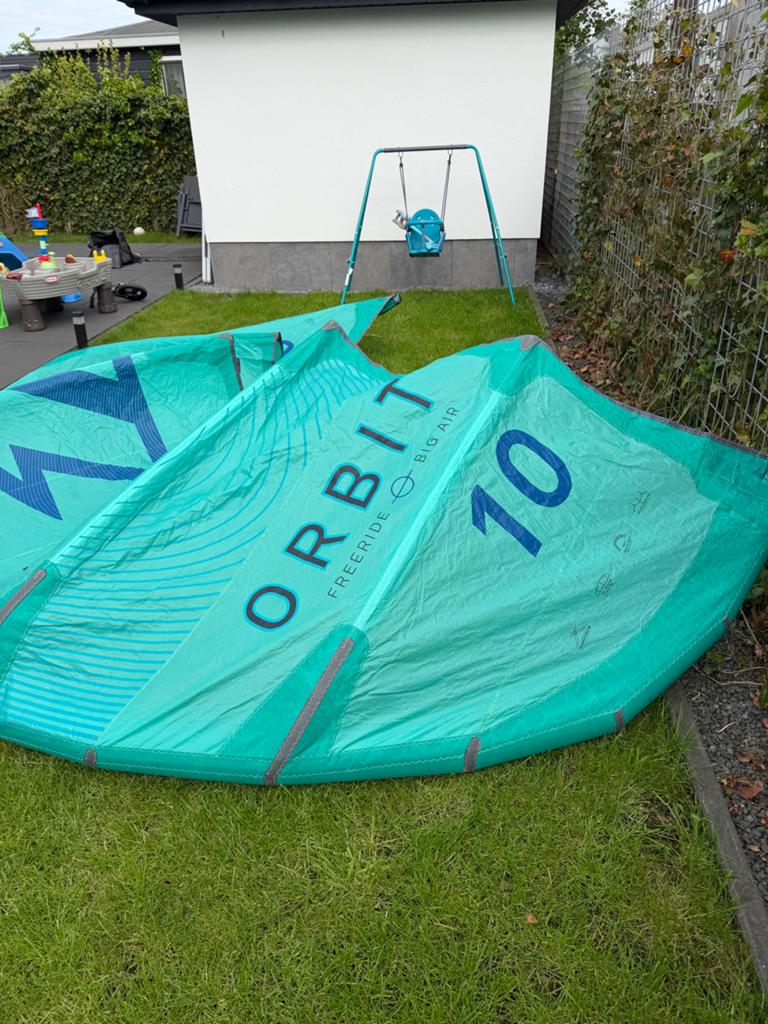 Complete Kitesurf Set North orbit met board etc, Gebruikt, Kitesurf-set, Twintip, 10 m²