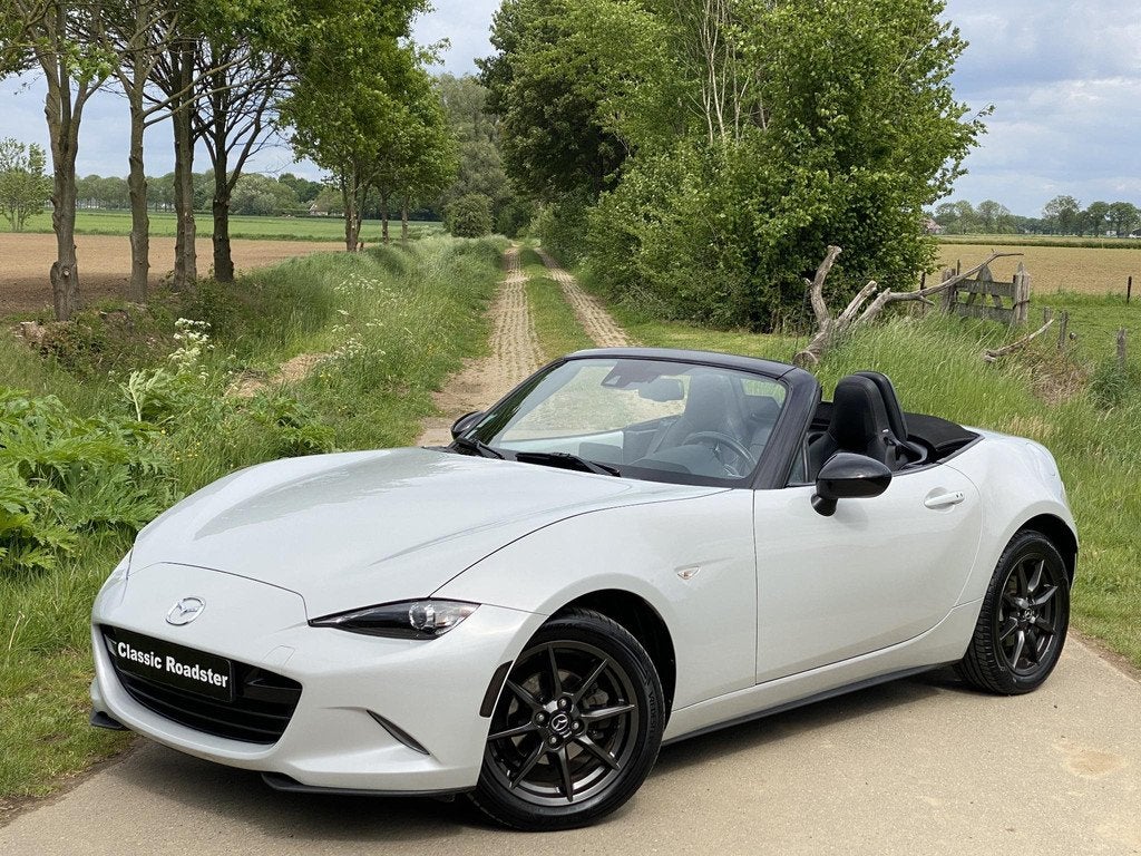 Mazda MX-5 ND 1.5 SkyActiv-G 131 GT-M NL AUTO, 73.000KM, Auto's, Mazda, Achterwielaandrijving, 4 cilinders, Cabriolet, Wit