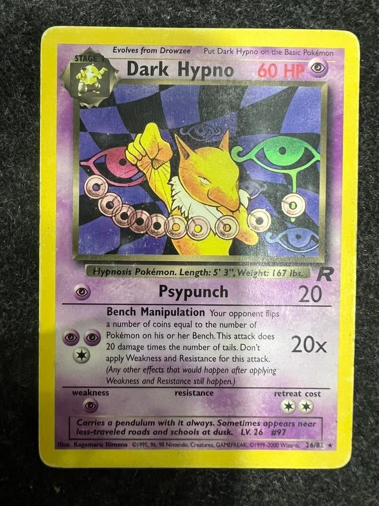 Dark Hypno Team Rocket #26/82, Ophalen, Zo goed als nieuw