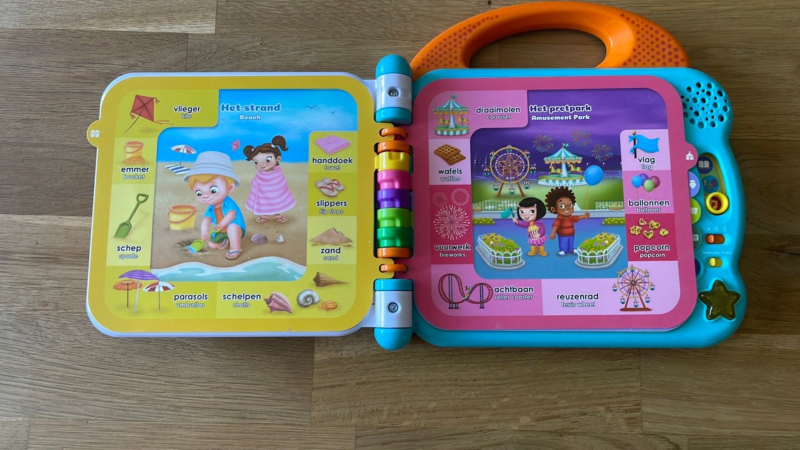 VTech Mijn Eerste 100 Woordjes - Nederlands engels, Kinderen en Baby's, Speelgoed | Vtech, Ophalen of Verzenden, Zo goed als nieuw