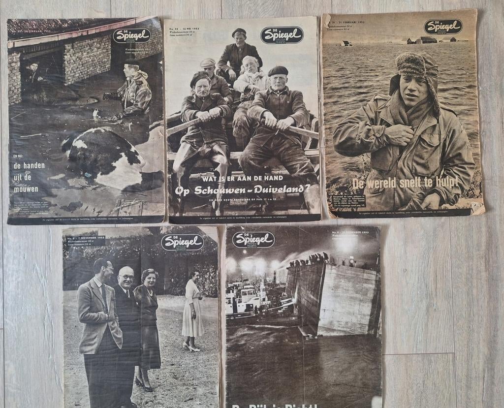 5 x weekblad de Spiegel uit 1953, Ophalen of Verzenden, Gelezen, Kind en Jeugd