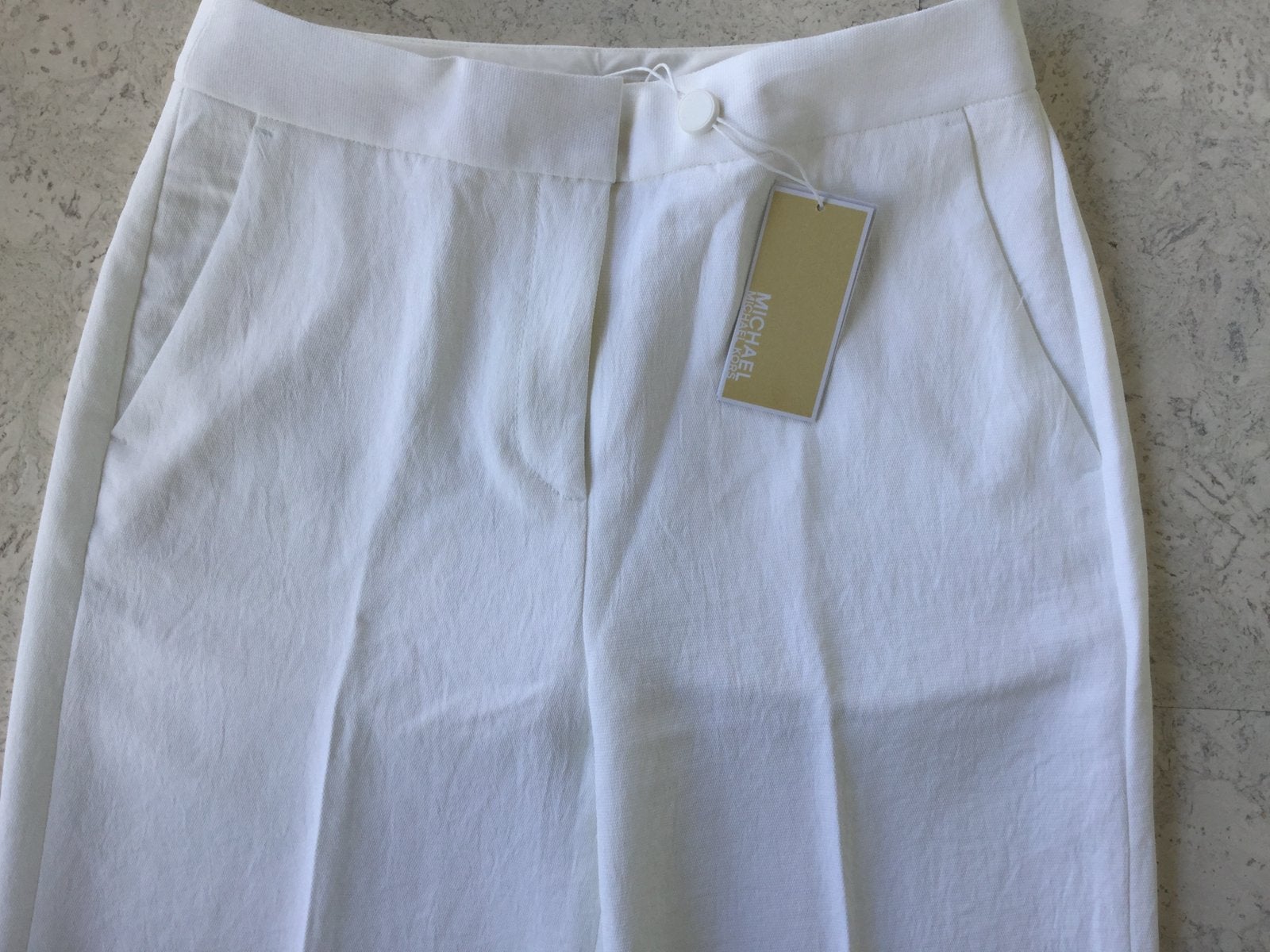 Michael Kors broek US maat 0 (confectie maat 32/34), Kleding | Dames, Broeken en Pantalons, Wit, Nieuw, Ophalen of Verzenden, Maat 34 (XS) of kleiner