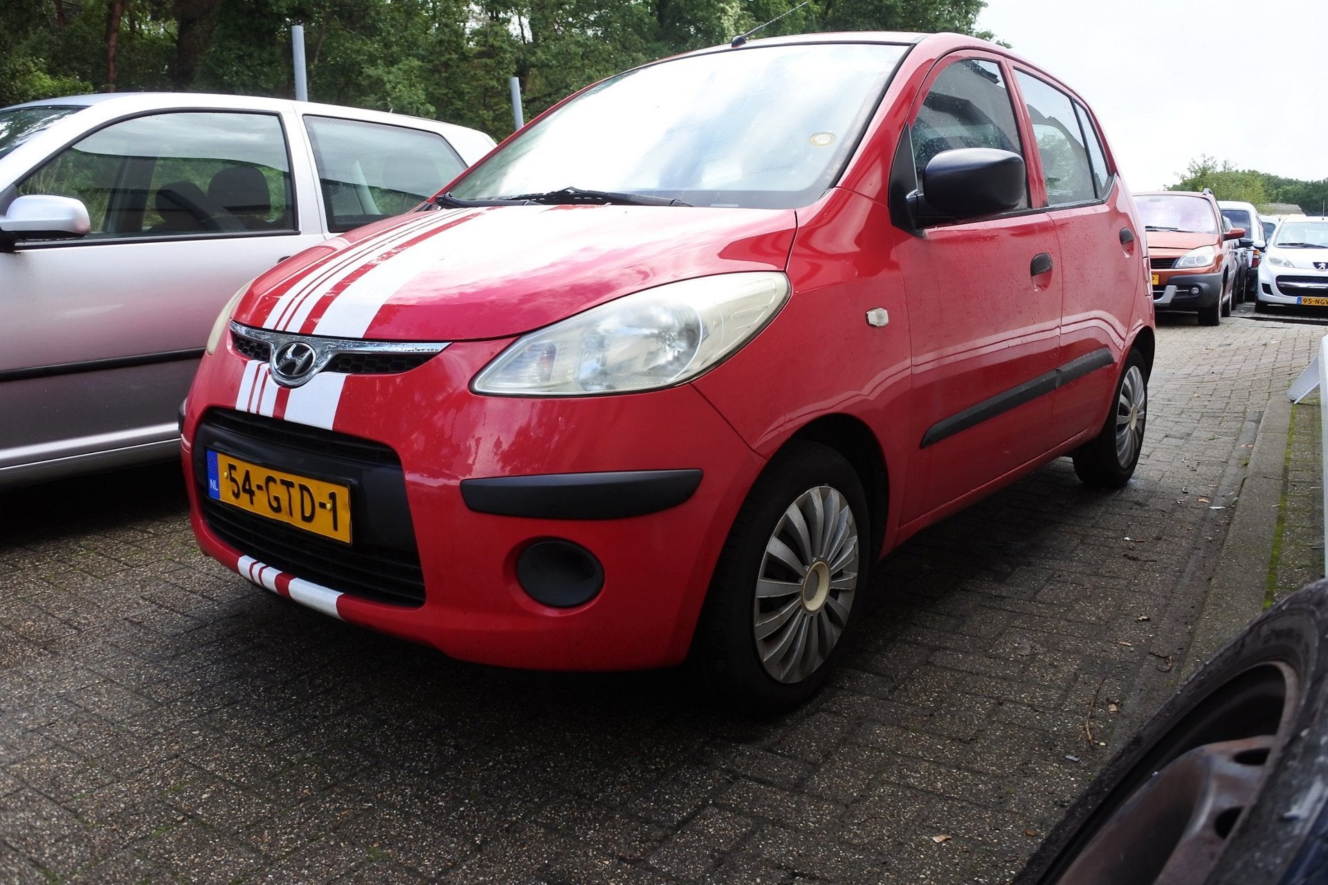 Hyundai I10 1.1 Active Cool 5 drs airco 139 dkm opknapper, Auto's, Voorwielaandrijving, Stof, Gebruikt, 31 €/maand