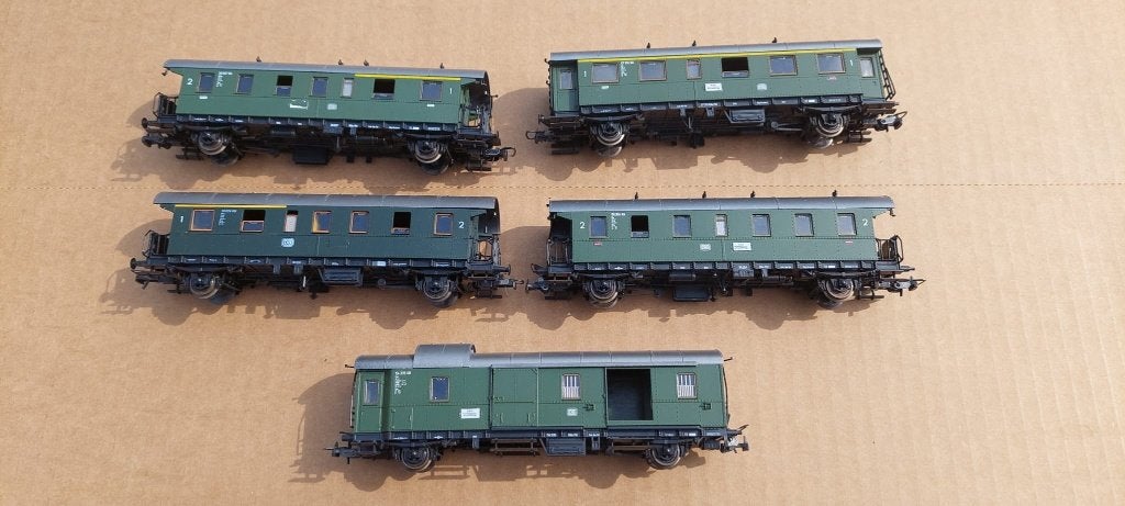 Roco Donderbussen set, Gelijkstroom, Wagon, Ophalen of Verzenden, Zo goed als nieuw