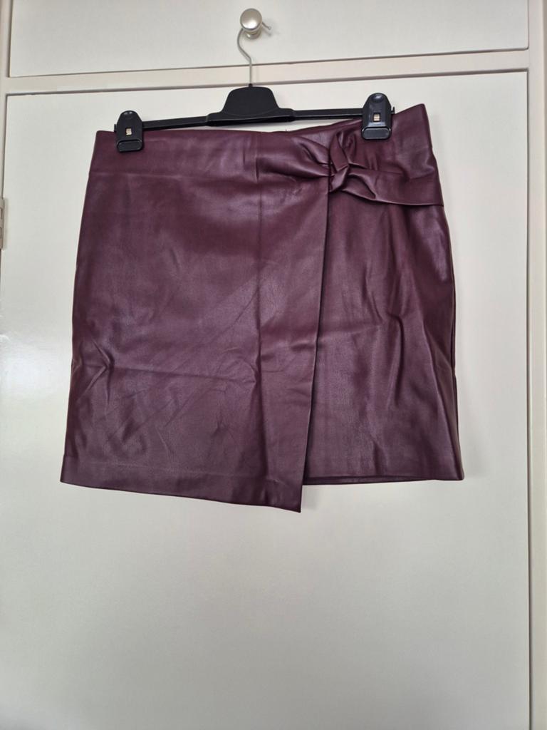 Imitatie leren rok maat 46 MS Mode, Kleding | Dames, Rokken, Overige kleuren, Maat 46/48 (XL) of groter, Ophalen of Verzenden