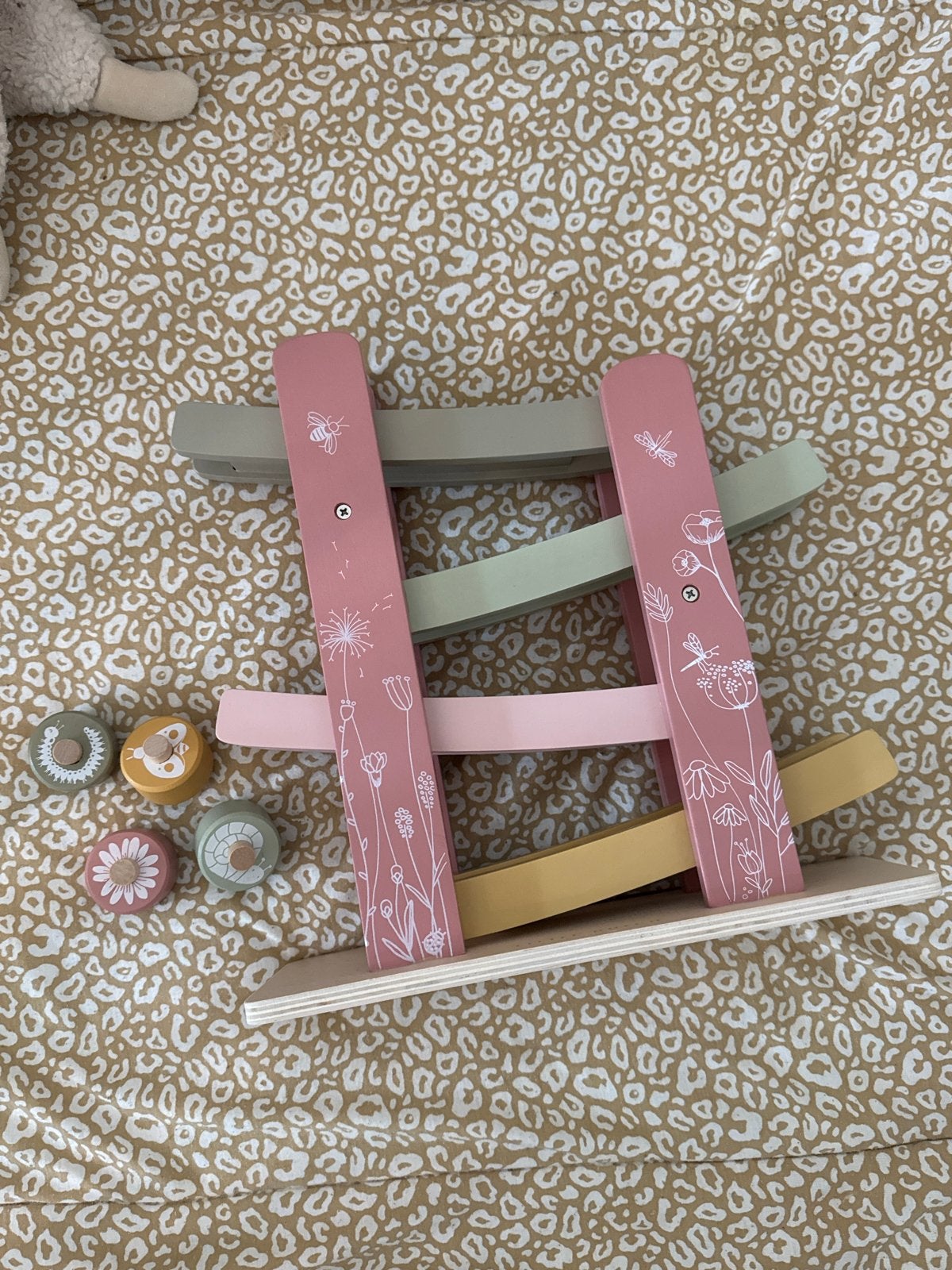 Little Dutch Houten Rollerbaan met 4 Ballen, Kinderen en Baby's, Speelgoed | Houten speelgoed, Ophalen, Zo goed als nieuw, Overige typen