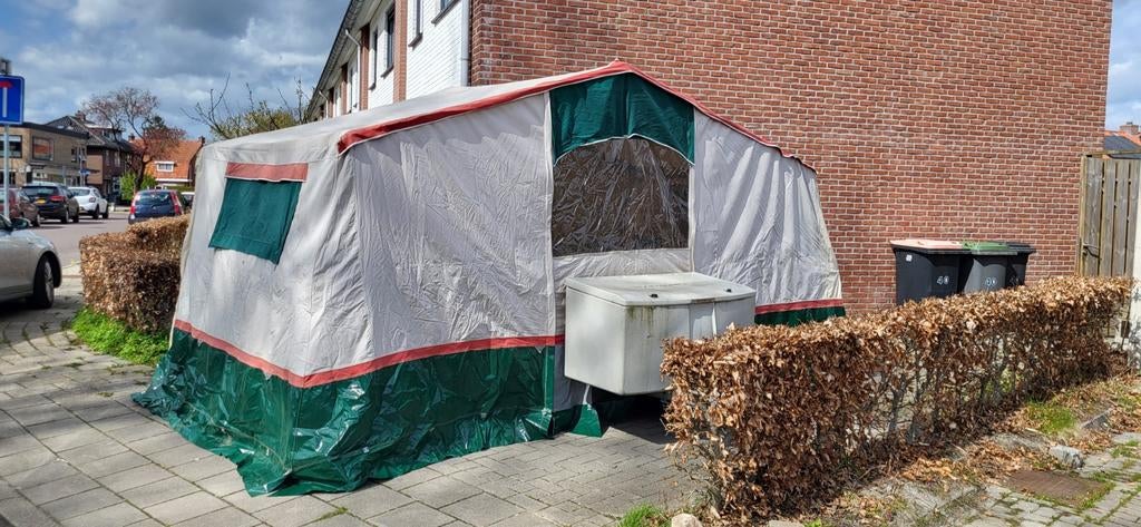Ruime 8-10 persoons vouwwagen met complete uitrusting, Caravans en Kamperen, Vouwwagens, Ophalen