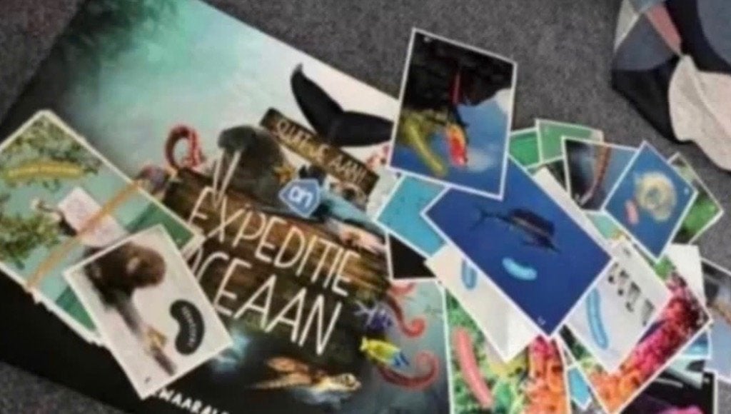 AH Expeditie Oceaan spaar plaatjes, Albert Heijn, Ophalen